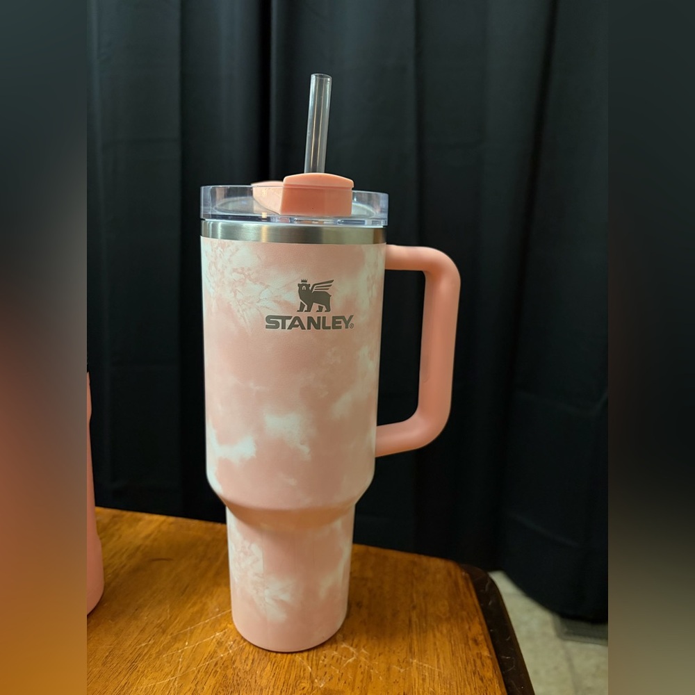 Stanley Marble Pink 40oz Tumbler with Handle